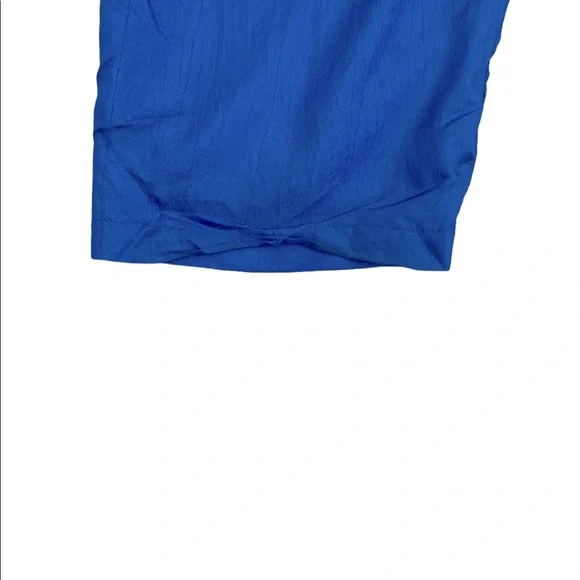 Vintage Ashleigh Morgan Sport Blue Short Sleeve Straight Leg Jumpsuit Size L - Picture 11 of 11